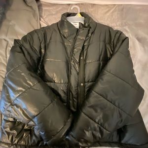 Women’s Black Puffer Jacket (Plus Size)